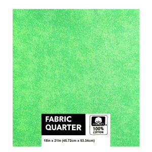 Precuts |  1yd 18″ x 21″ Tonal Green Cotton Fabric Quarter 1pc