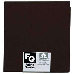 Precuts |  1yd Brown 1 Piece Cotton Fabric Quarter