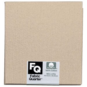 Precuts |  1yd Cream 1 Piece Cotton Fabric Quarter