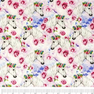 Precuts |  1yd Unicorn Dream Fabric Quarter Cotton Fabric Quarter