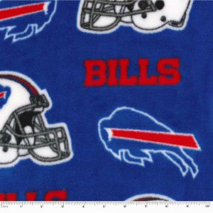 Sports & Team Fabric |  1yd Buffalo Bills Fleece Fabric Blue