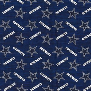 Sports & Team Fabric |  1yd Dallas Cowboys Heather NFL Cotton Fabric