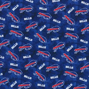 Sports & Team Fabric |  1yd NFL Blue Buffalo Bills Cotton Duck Canvas