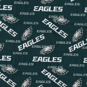 Sports & Team Fabric |  1yd Philadelphia Eagles NFL Logo Cotton Fabric