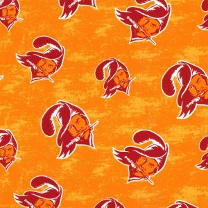 Sports & Team Fabric |  1yd Tampa Bay Buccaneers Cotton Fabric Legacy