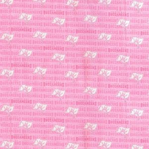 Sports & Team Fabric |  1yd Tampa Bay Buccaneers Pink NFL Cotton Fabric