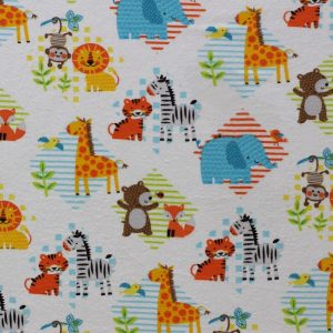 Sustainable Fabrics |  1yd Animal Friends Super Snuggle Flannel Fabric