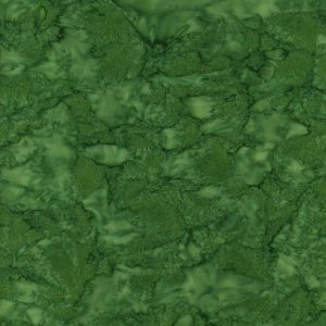 Sustainable Fabrics |  1yd Dark Tonal Batik Cotton Fabric Dark Green