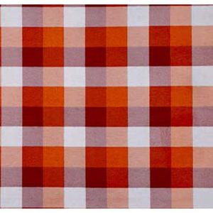 Sustainable Fabrics |  1yd Fall Rust and Cream Buffalo Check Super Snuggle Flannel Fabric