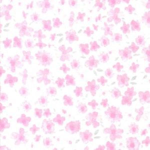 Sustainable Fabrics |  1yd Hazel Ditsy Pink Floral Nursery Flannel Fabric