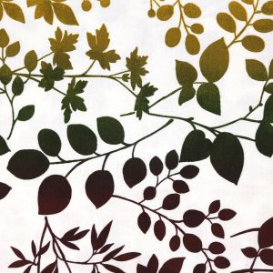 Sustainable Fabrics |  1yd New Leaf Amber Cotton Canvas Fabric