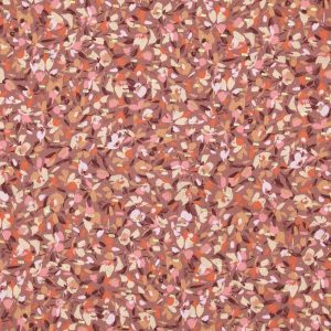 Sustainable Fabrics |  1yd Pink Foil Ditsy Floral Viscose Fabric