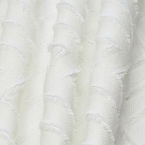 Sustainable Fabrics |  1yd PK Grecco Key Upholstery Fabric White