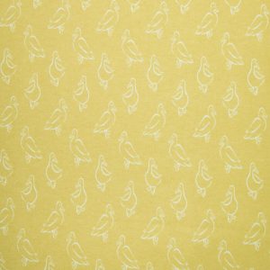 Sustainable Fabrics |  1yd Yellow Toss Ducks Super Snuggle Flannel Fabric