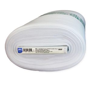 Utility Fabric |  1yd 985F 2 Sided Fusible Fleece 45″ Interfacing White