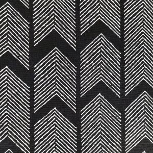 Utility Fabric |  1yd Black & White Arrow Like Cotton Canvas Fabric