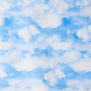 Utility Fabric |  1yd Blue Clouds Felt Fabric