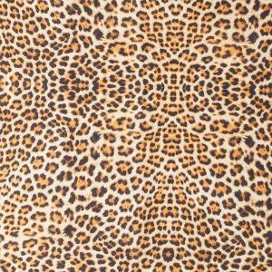 Utility Fabric |  1yd Brown Cheetah Print Felt Fabric