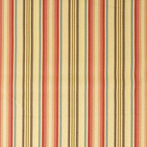 Utility Fabric |  1yd Cocoa Stripe Duck Cotton Canvas Fabric