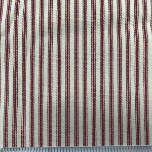 Utility Fabric |  1yd Cotton Ticking Mattress Utility Fabric 57” Red