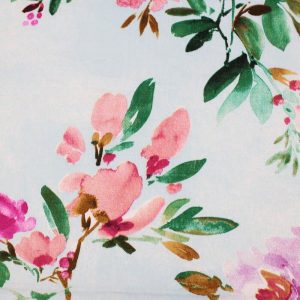 Utility Fabric |  1yd Multicolor Blooms Cotton Canvas Fabric