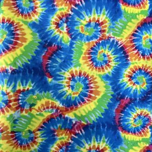 Utility Fabric |  1yd Tye Dye Oil Cloth Home Decor Fabric